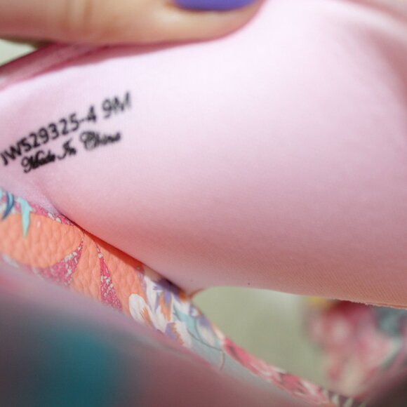 NWT Johnny Was Biya JWLA Zeru Pool Platform Slides Slip Ons Sandals Flats 9 - Picture 5 of 5